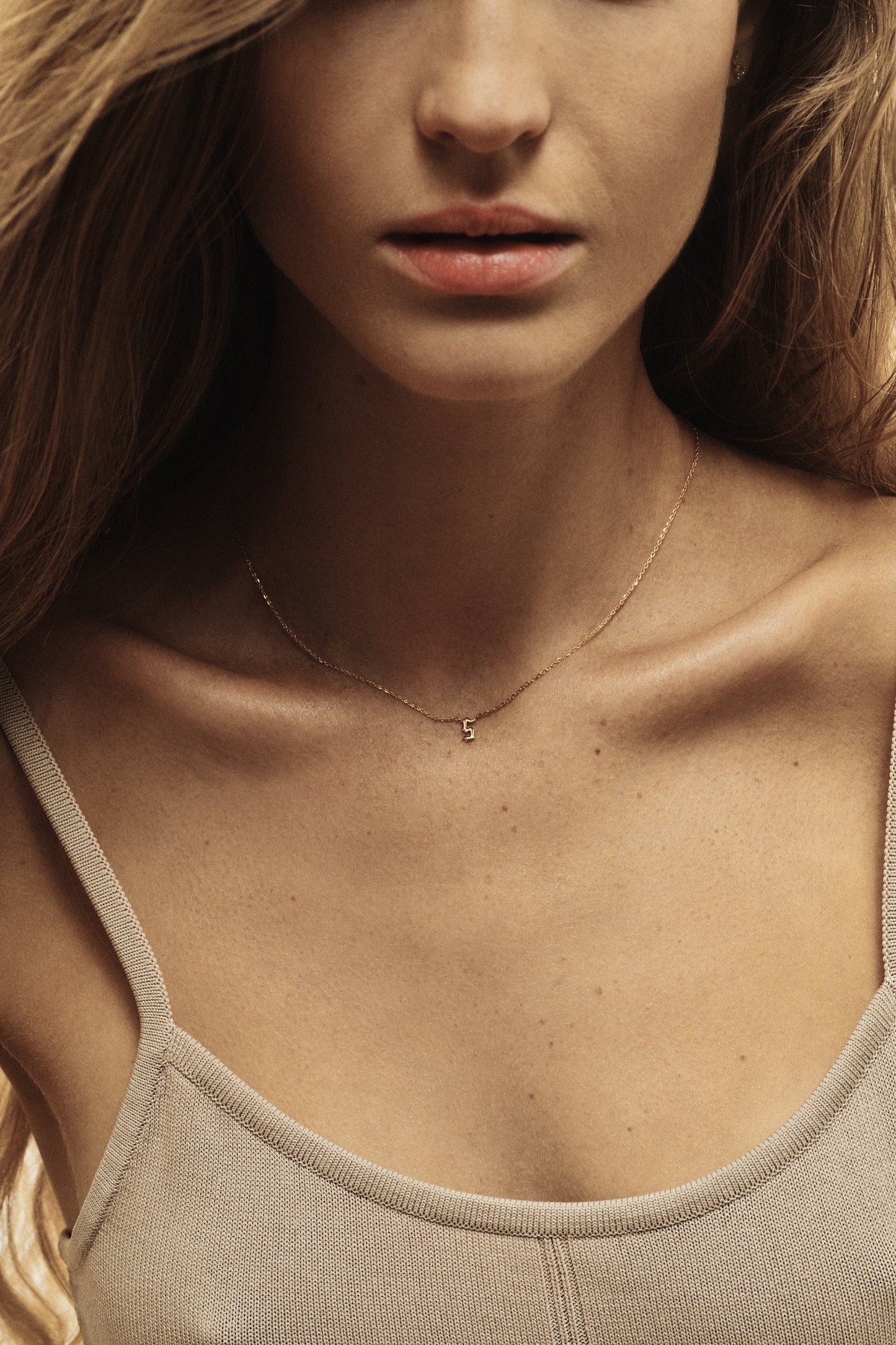 Gothic Letter Necklace | 925 Sterling Silver