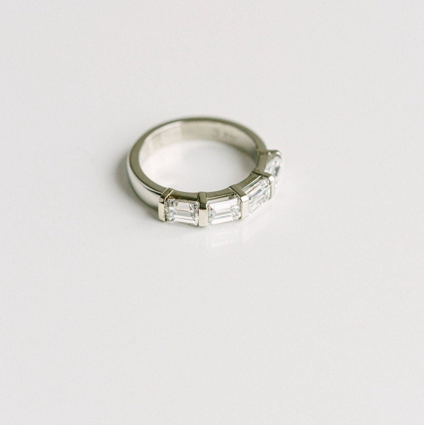 0.15 TCW Round Milgrain Lab Grown Diamond Wedding Band
