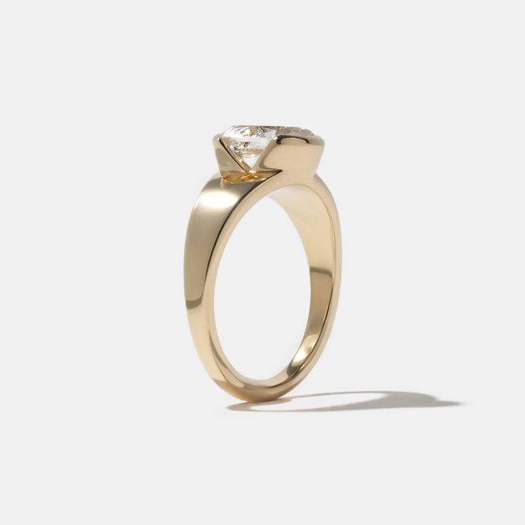 2 CT Round Halo & Pave Lab Grown Diamond Engagement Ring