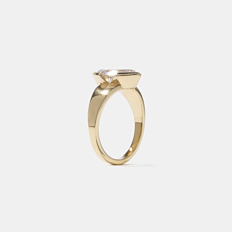 2 CT Round Halo & Pave Lab Grown Diamond Engagement Ring