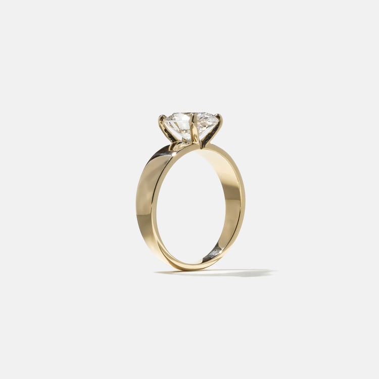 2 CT Round Halo & Pave Lab Grown Diamond Engagement Ring