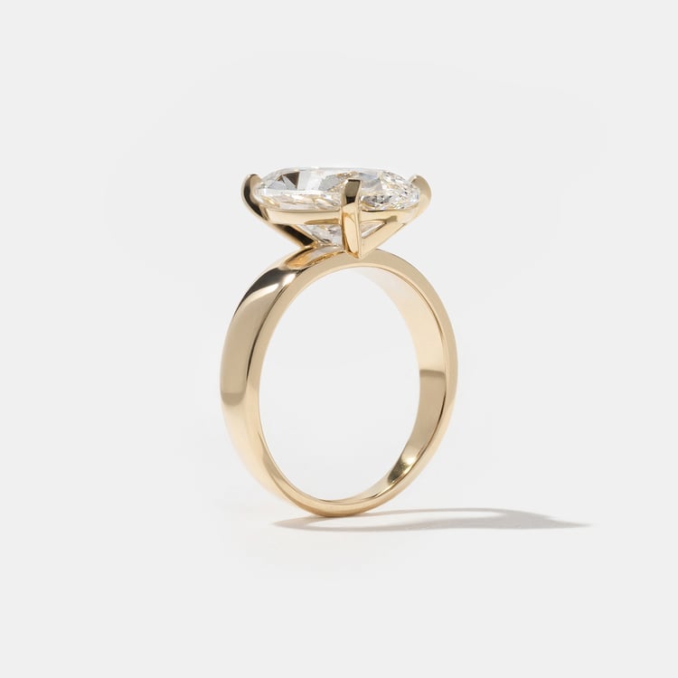 2 CT Round Halo & Pave Lab Grown Diamond Engagement Ring