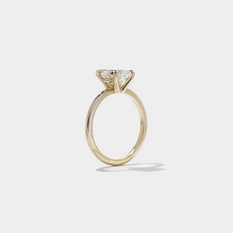 2 CT Round Halo & Pave Lab Grown Diamond Engagement Ring