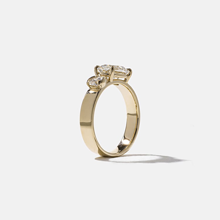 2 CT Round Halo & Pave Lab Grown Diamond Engagement Ring