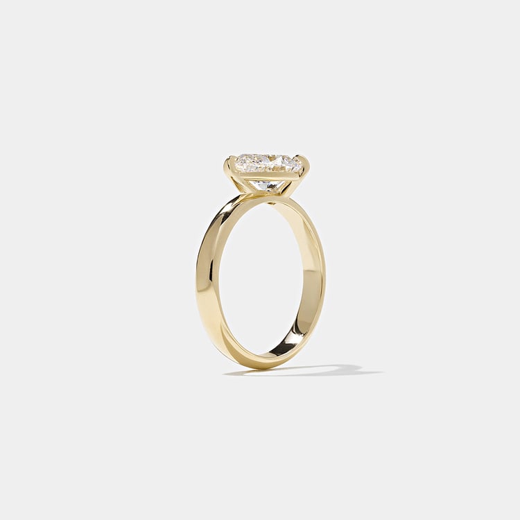 2 CT Round Halo & Pave Lab Grown Diamond Engagement Ring