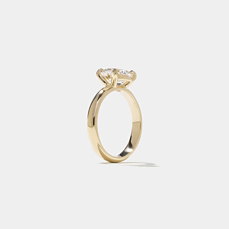 2 CT Round Halo & Pave Lab Grown Diamond Engagement Ring