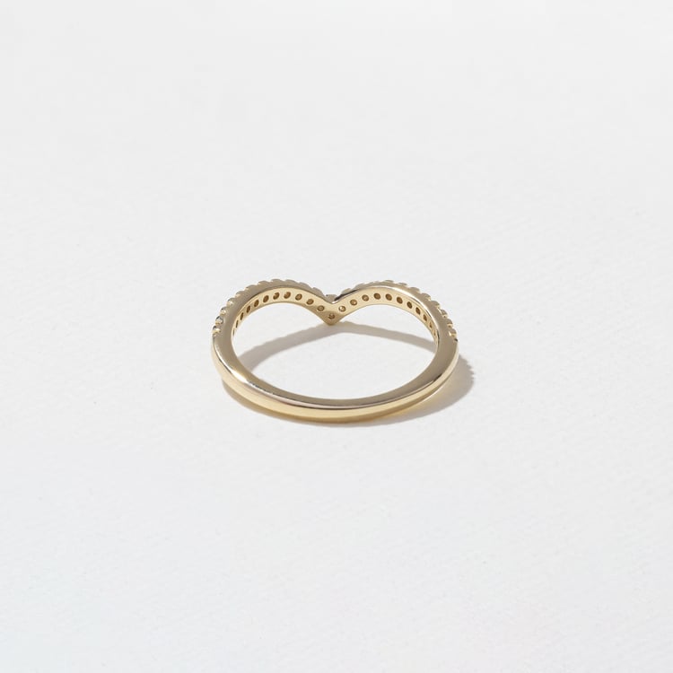 0.15 TCW Round Milgrain Lab Grown Diamond Wedding Band