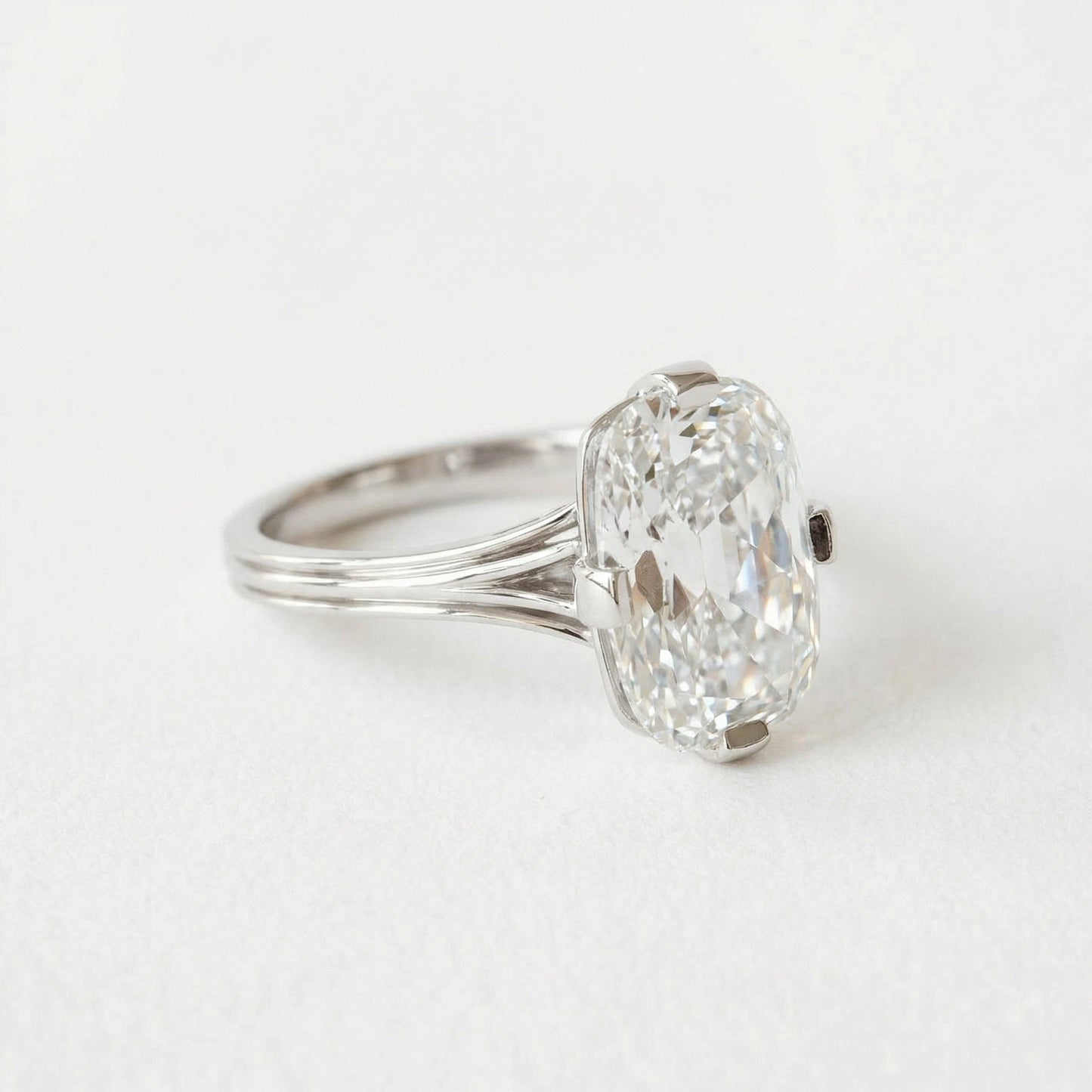 2 CT Round Halo & Pave Lab Grown Diamond Engagement Ring