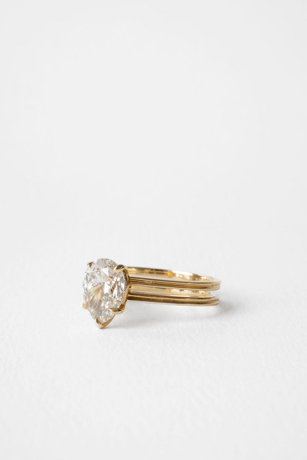 2 CT Round Halo & Pave Lab Grown Diamond Engagement Ring