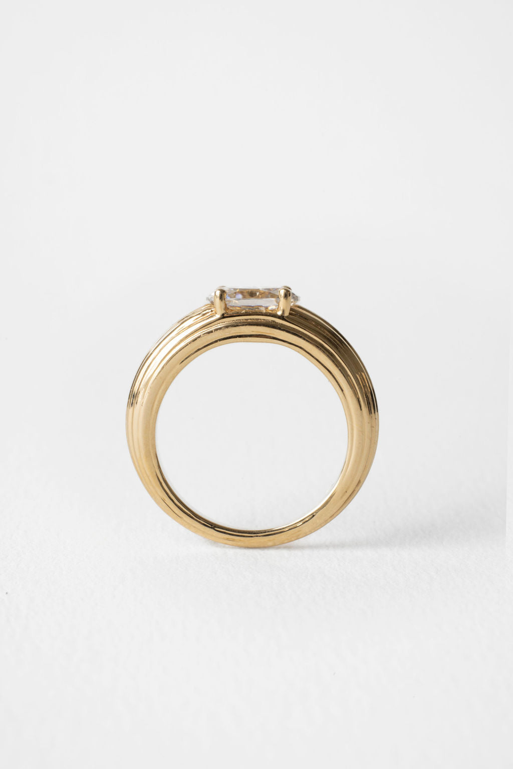 2 CT Round Halo & Pave Lab Grown Diamond Engagement Ring