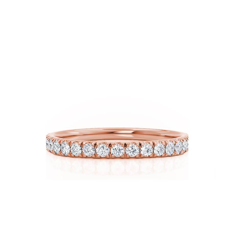 0.21 TCW Round Full Eternity Lab Grown Diamond Wedding Band