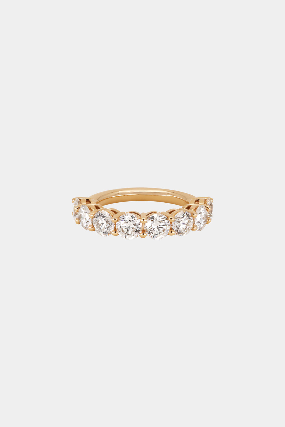 0.15 TCW Round Milgrain Lab Grown Diamond Wedding Band