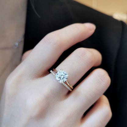 1.50 CT Cushion Solitaire Lab Grown Diamond Engagement Ring