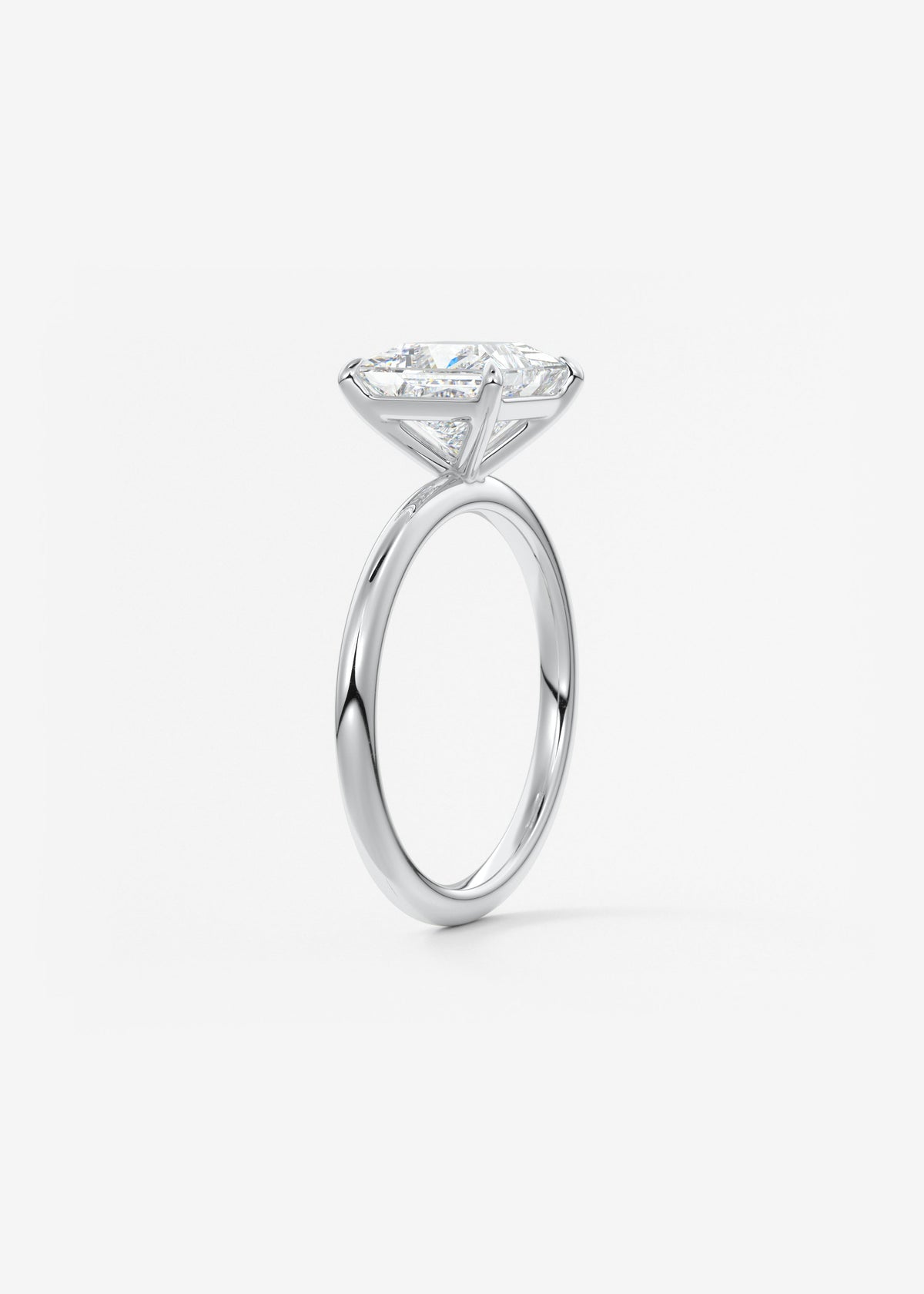 Princess Solitaire Lab Grown Diamond Engagement Ring