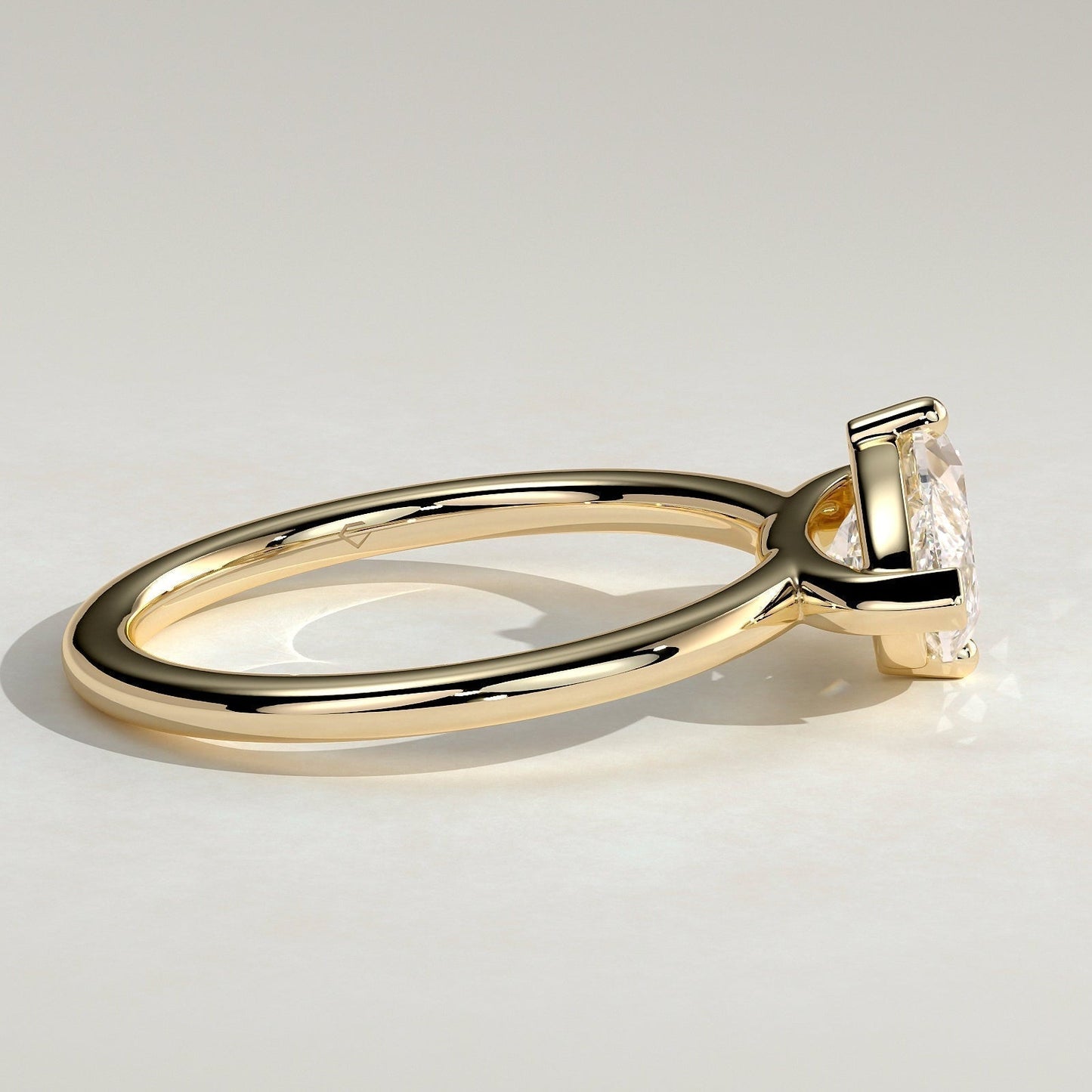 Marquise Solitaire Lab Grown Diamond Engagement Ring