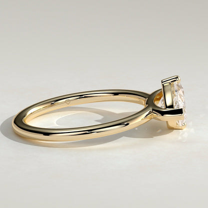 Marquise Solitaire Lab Grown Diamond Engagement Ring