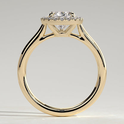 Pear Halo Lab Grown Diamond Engagement Ring
