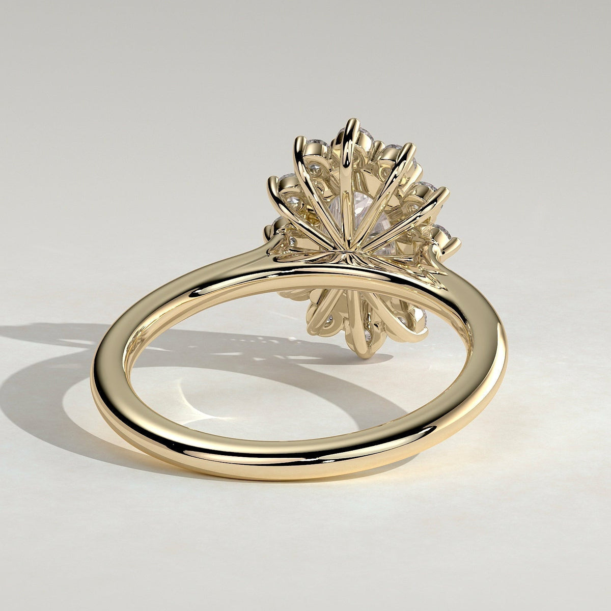 Oval Halo Lab Grown Diamond Engagement Ring