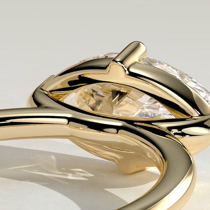Marquise Solitaire Lab Grown Diamond Engagement Ring