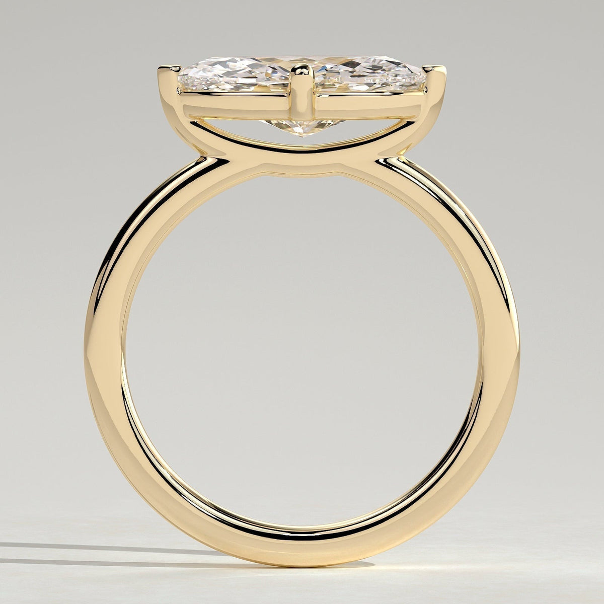 Marquise Solitaire Lab Grown Diamond Engagement Ring
