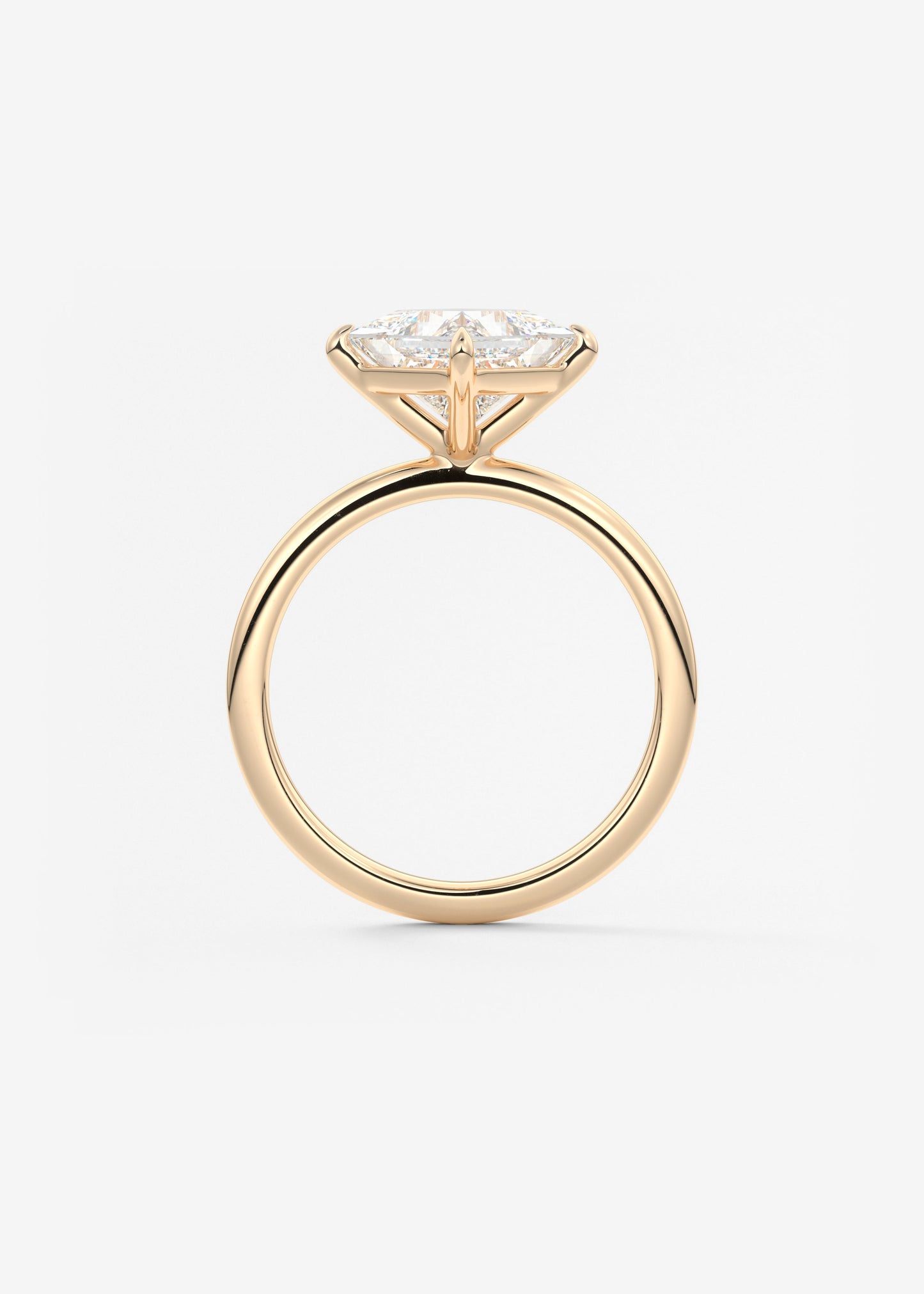 Princess Solitaire Lab Grown Diamond Engagement Ring