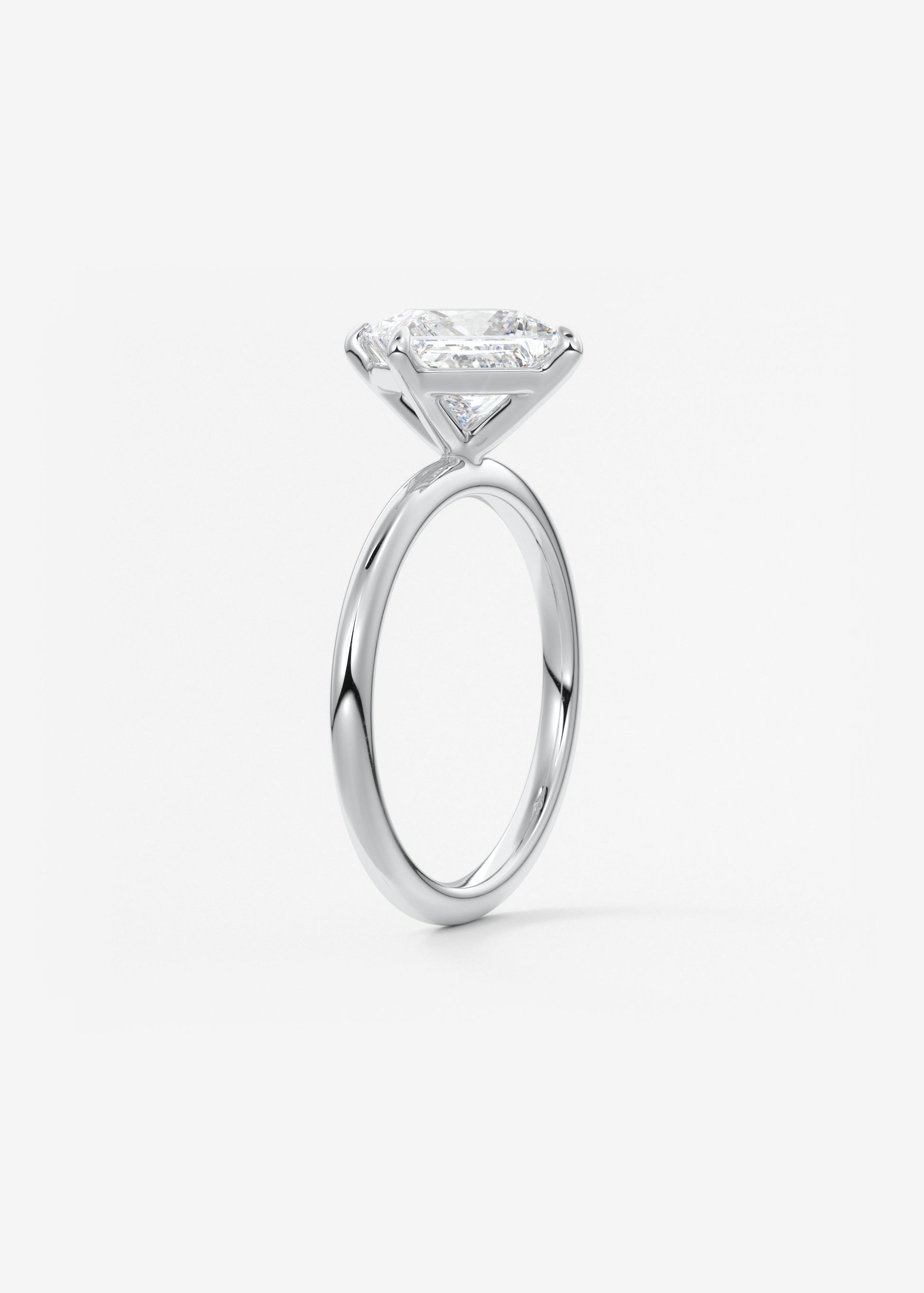 Princess Solitaire Lab Grown Diamond Engagement Ring
