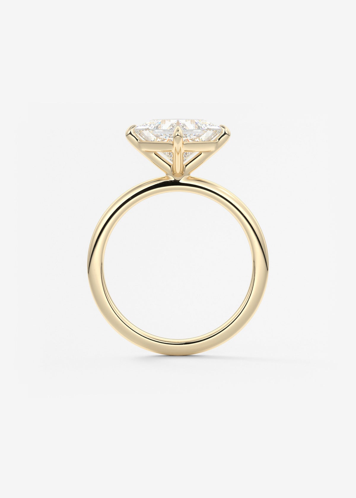 Princess Solitaire Lab Grown Diamond Engagement Ring