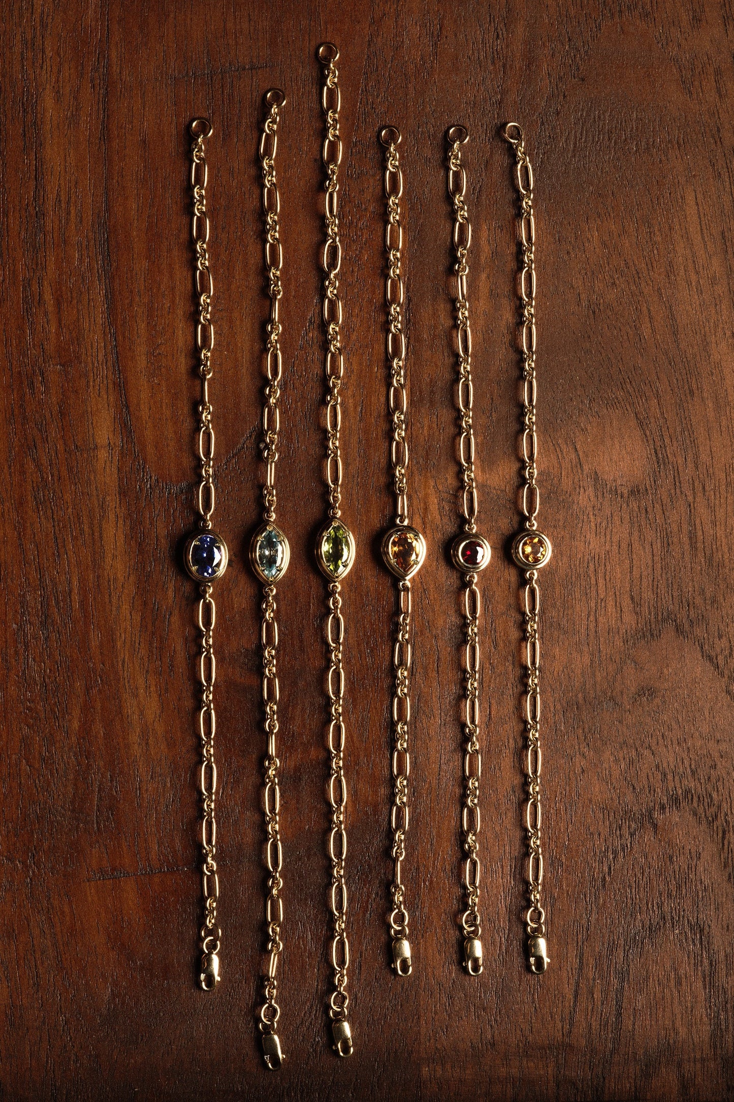 Roma Pear Gemstone Bracelet | 925 Sterling Silver