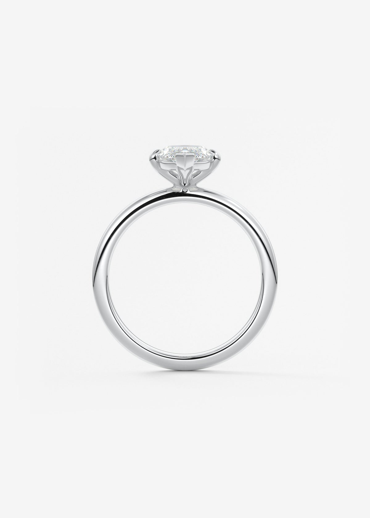 Marquise Solitaire Lab Grown Diamond Engagement Ring