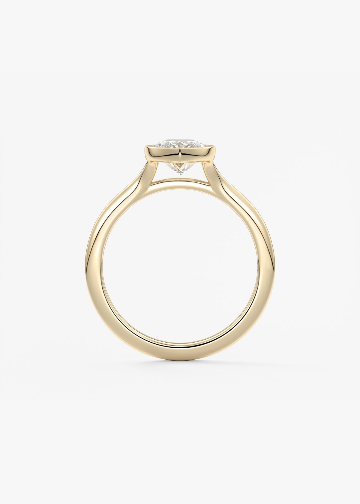 Marquise Split Shank Lab Grown Diamond Engagement Ring