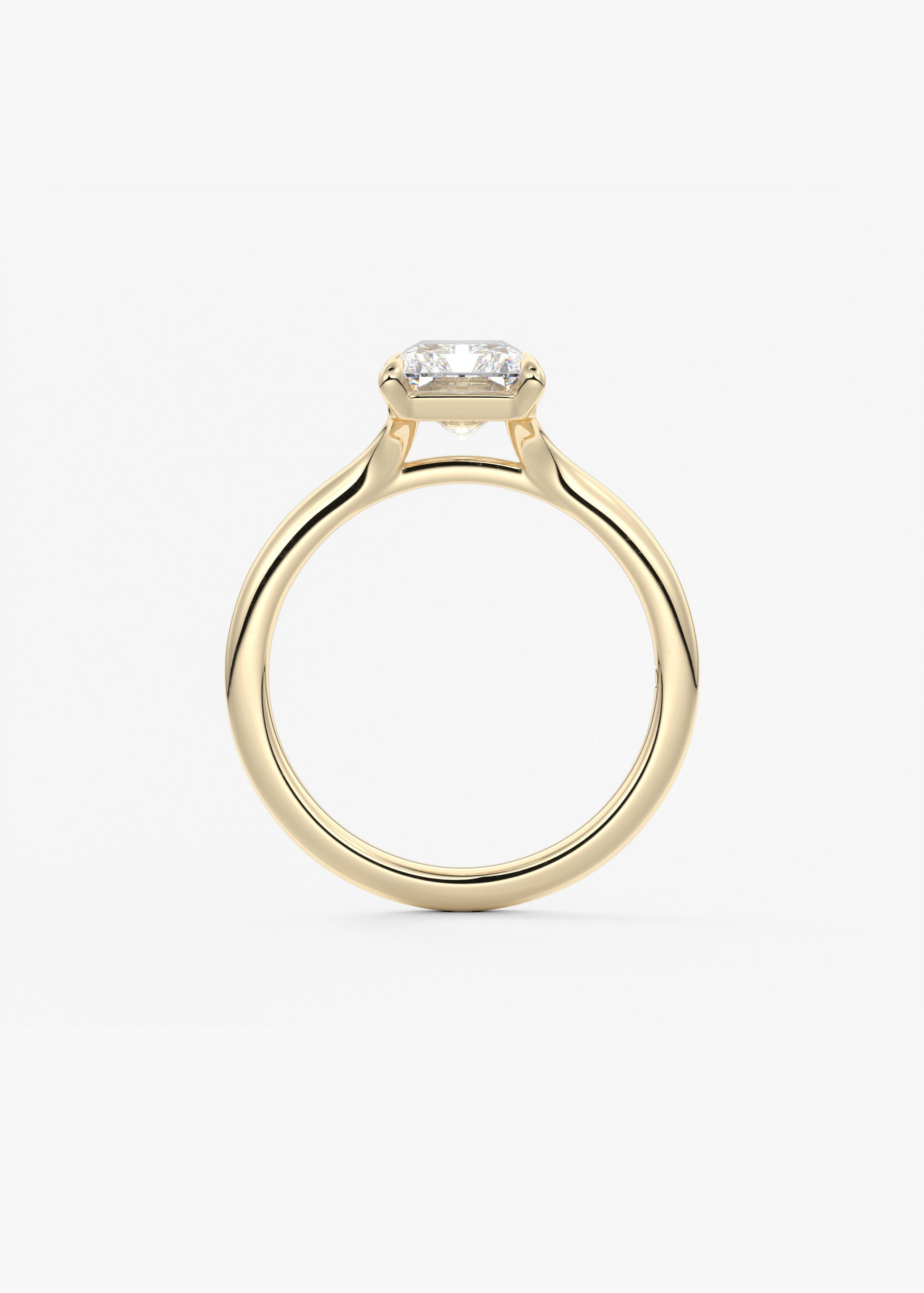 Radiant Split Shank Lab Grown Diamond Engagement Ring