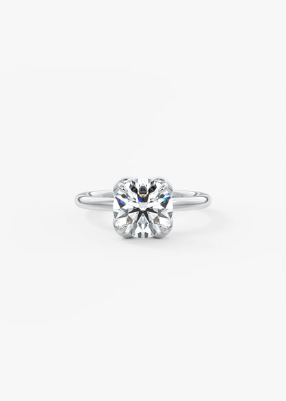 Round Multi Stones Lab Grown Diamond Engagement Ring