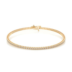 1 TCW Round Lab Grown Diamond Tennis Bracelet
