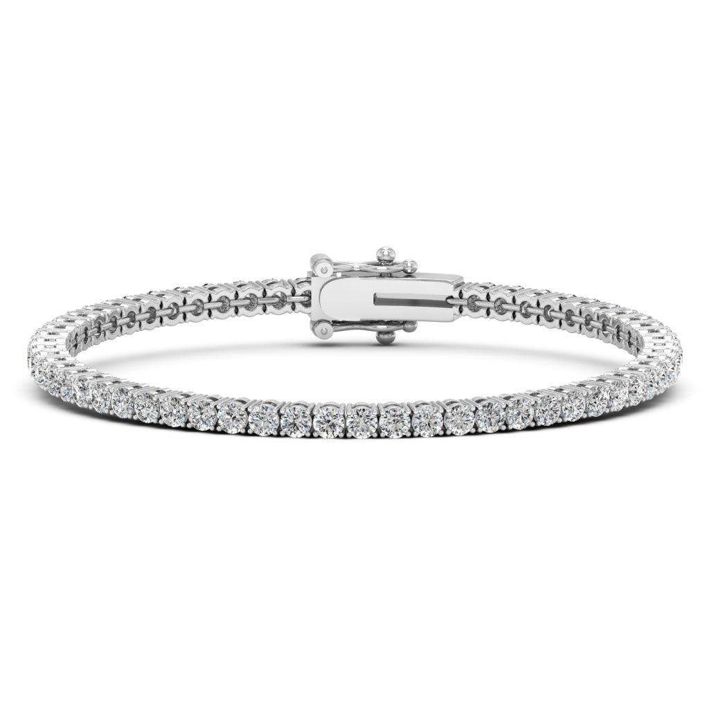 10.25 TCW Round Lab Grown Diamond Tennis Bracelet