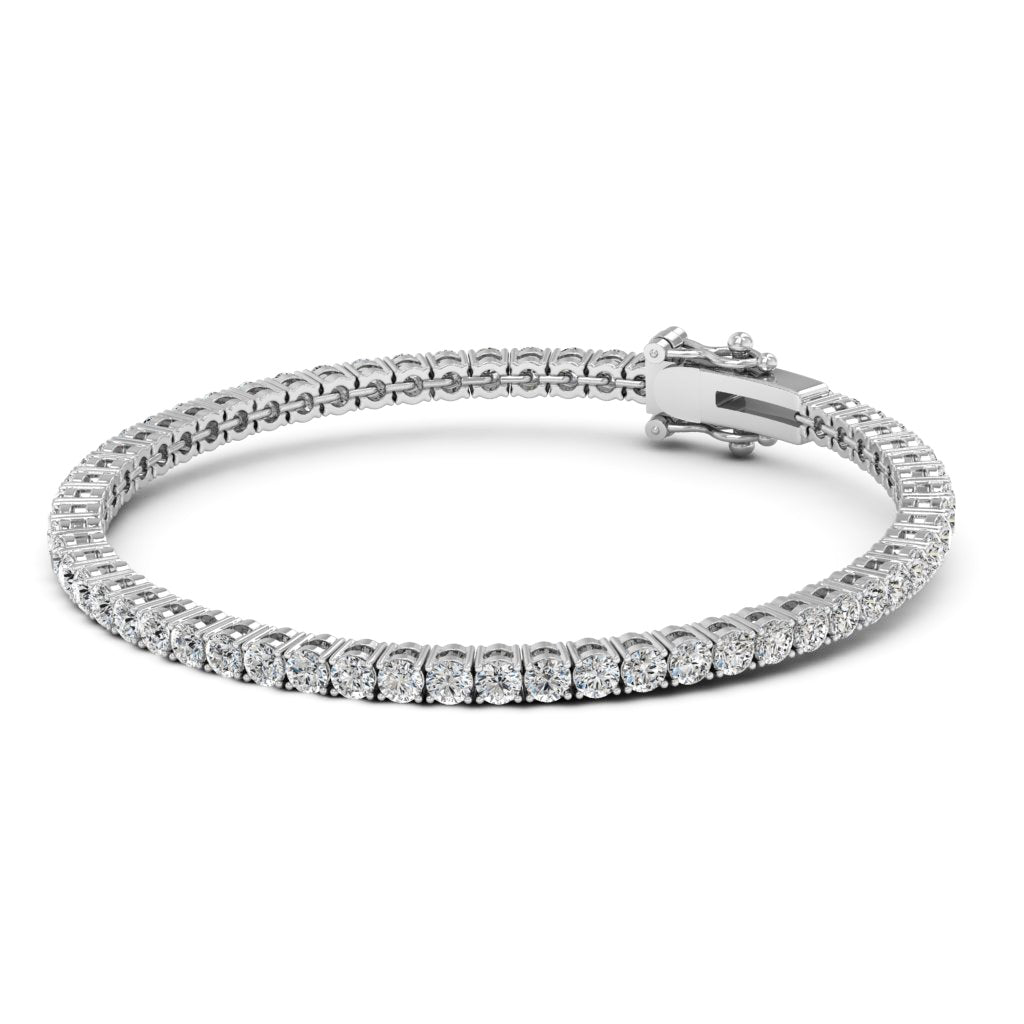 10.25 TCW Round Lab Grown Diamond Tennis Bracelet