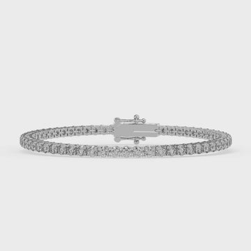 10.25 TCW Round Lab Grown Diamond Tennis Bracelet