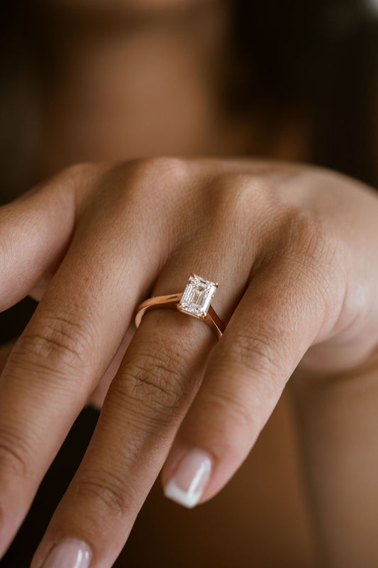 3.0 CT Elongated Cushion Solitaire Moissanite Diamond Bridal Ring Set