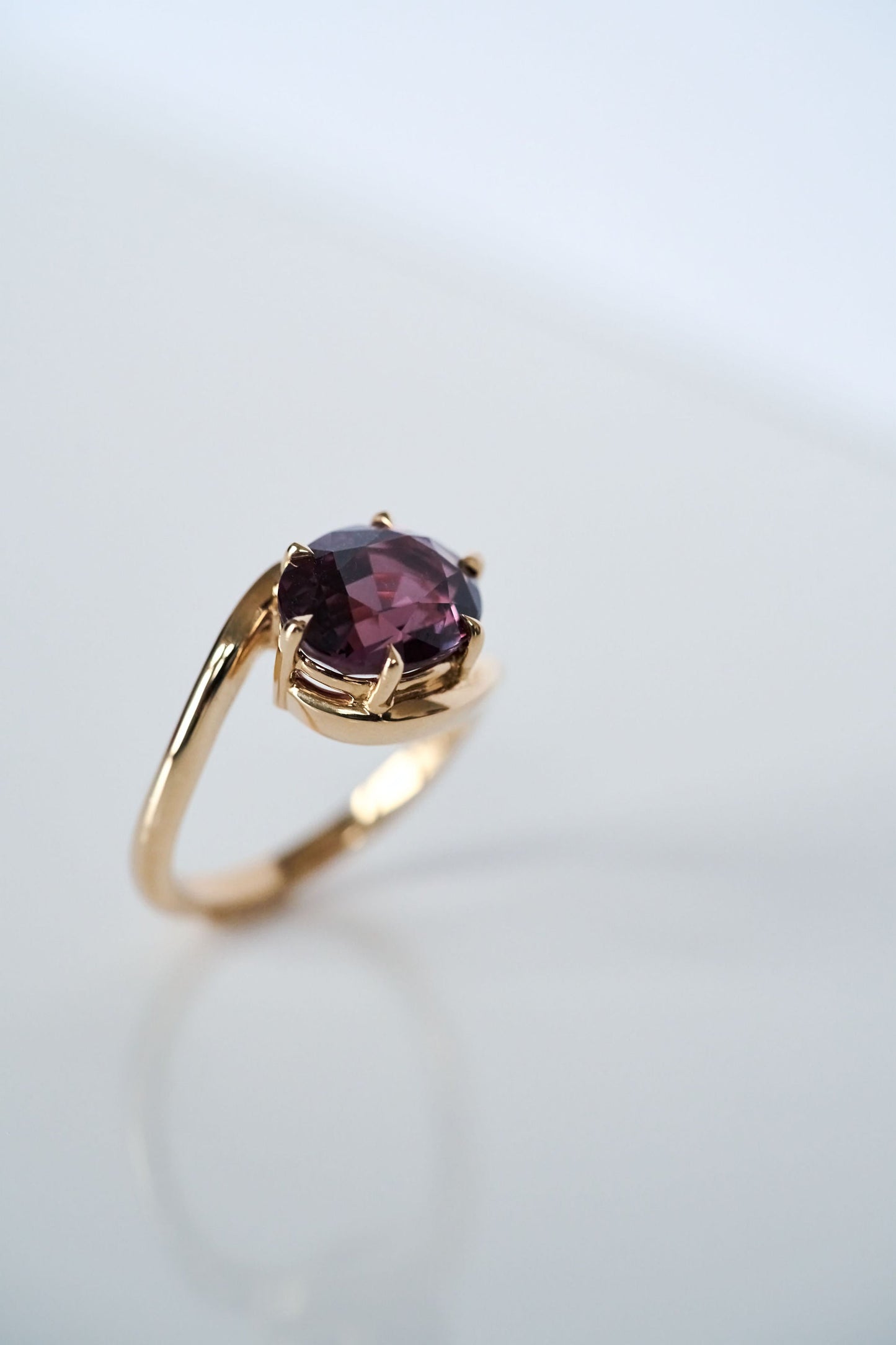 3.5 CT Round Pave Lab Grown Blue Sapphire Engagement Ring