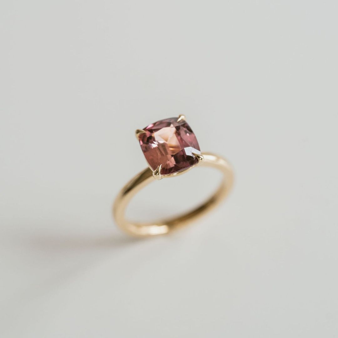 3.5 CT Round Pave Lab Grown Blue Sapphire Engagement Ring