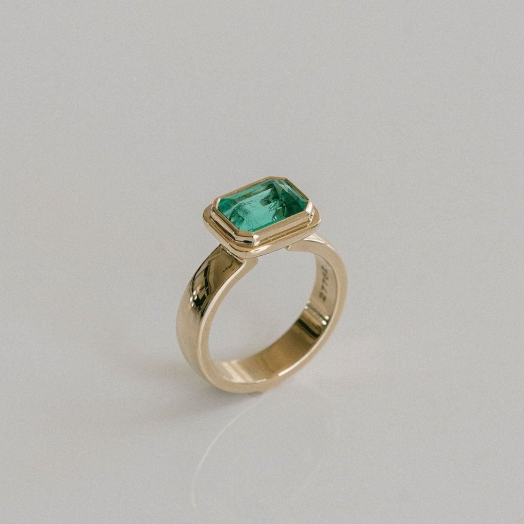 3.5 CT Round Pave Lab Grown Blue Sapphire Engagement Ring