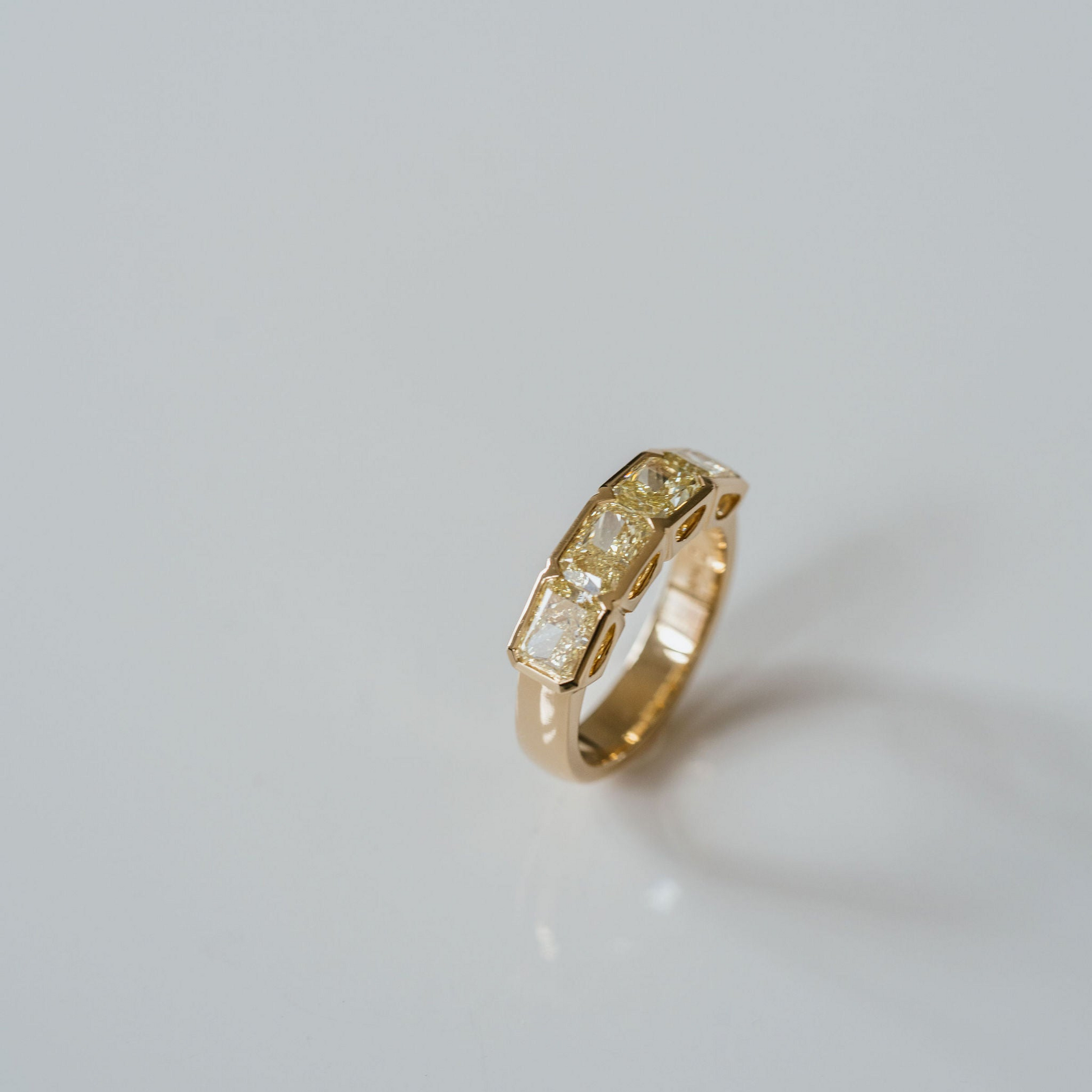0.15 TCW Round Milgrain Lab Grown Diamond Wedding Band
