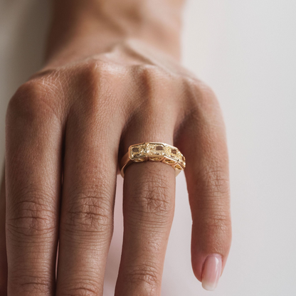 2.90 TCW Radiant Half Eternity Lab Grown Diamond Wedding Band