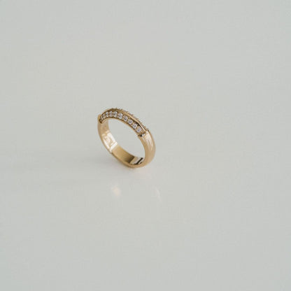 Round Half Eternity Lab Grown Diamond Wedding Band