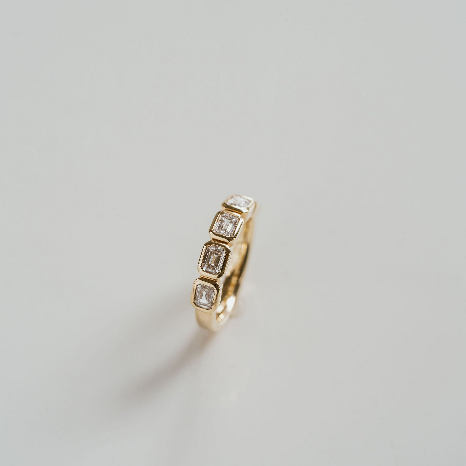 0.15 TCW Round Milgrain Lab Grown Diamond Wedding Band