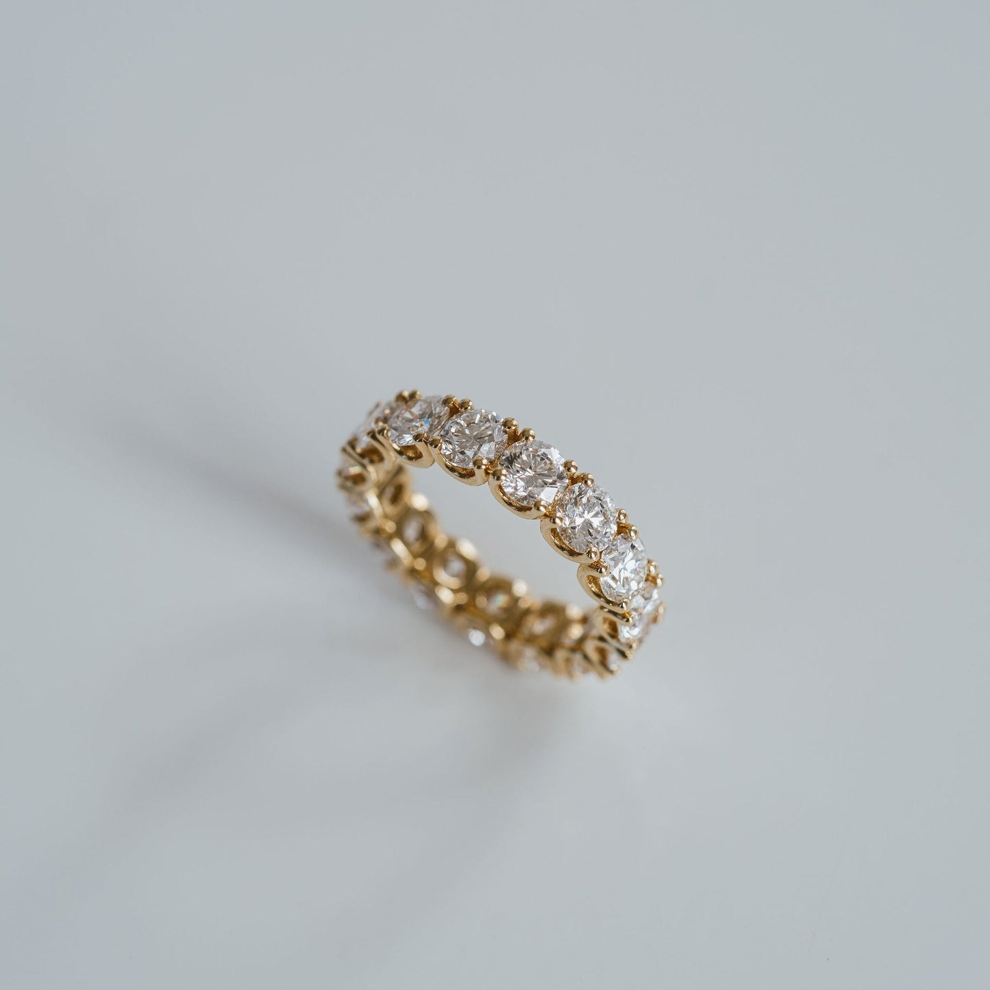 0.15 TCW Round Milgrain Lab Grown Diamond Wedding Band