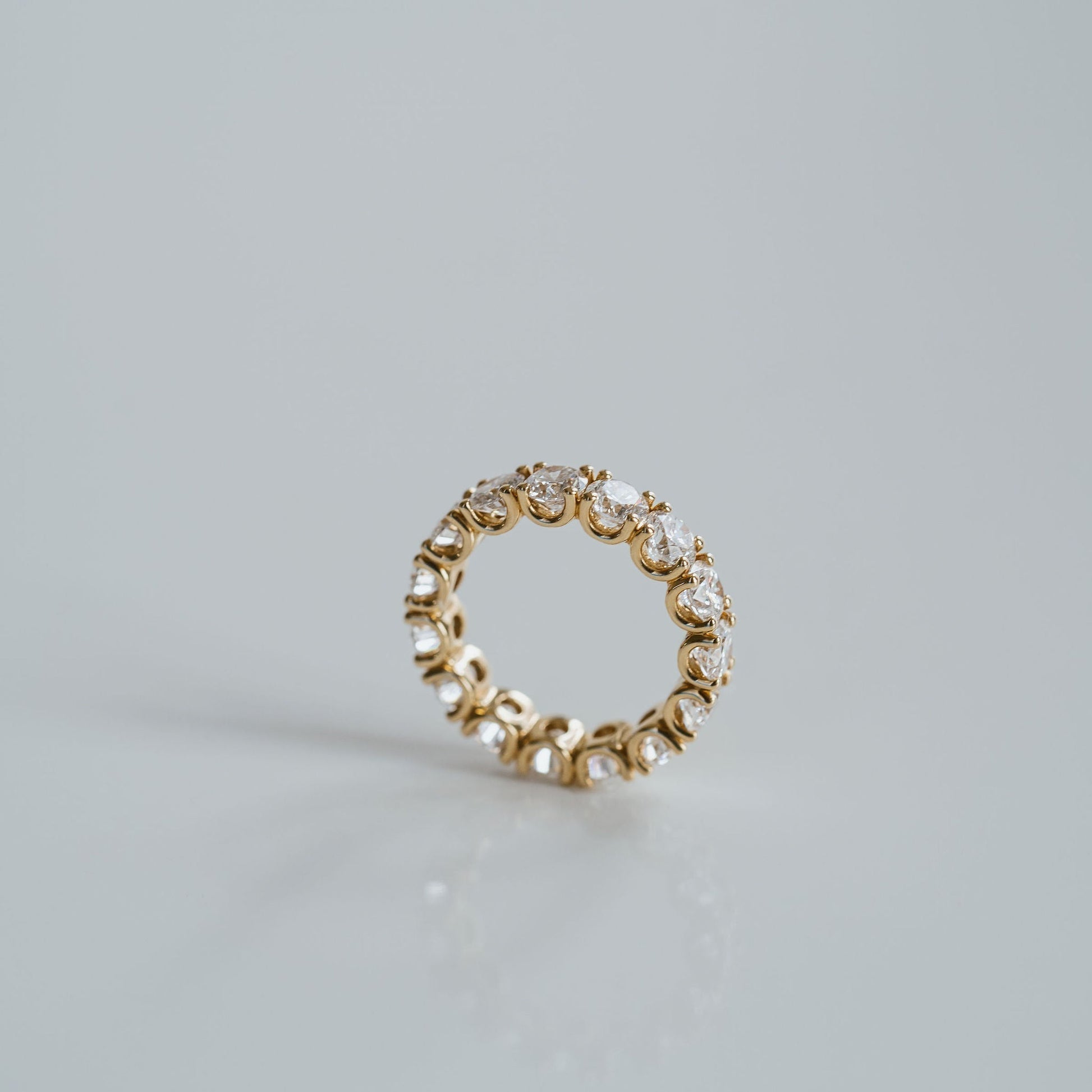 0.15 TCW Round Milgrain Lab Grown Diamond Wedding Band