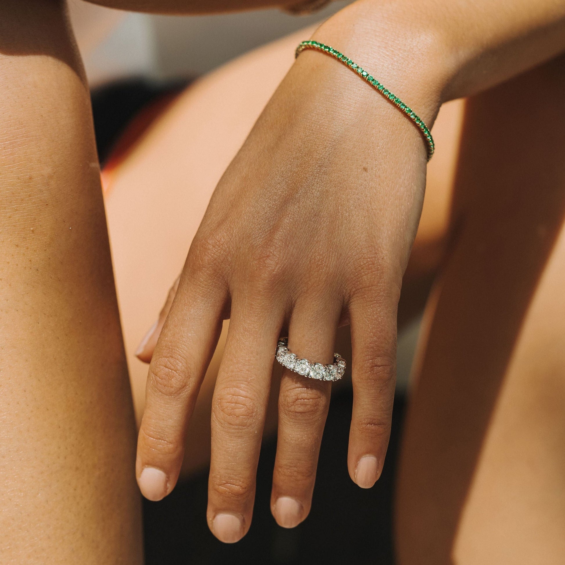 0.15 TCW Round Milgrain Lab Grown Diamond Wedding Band