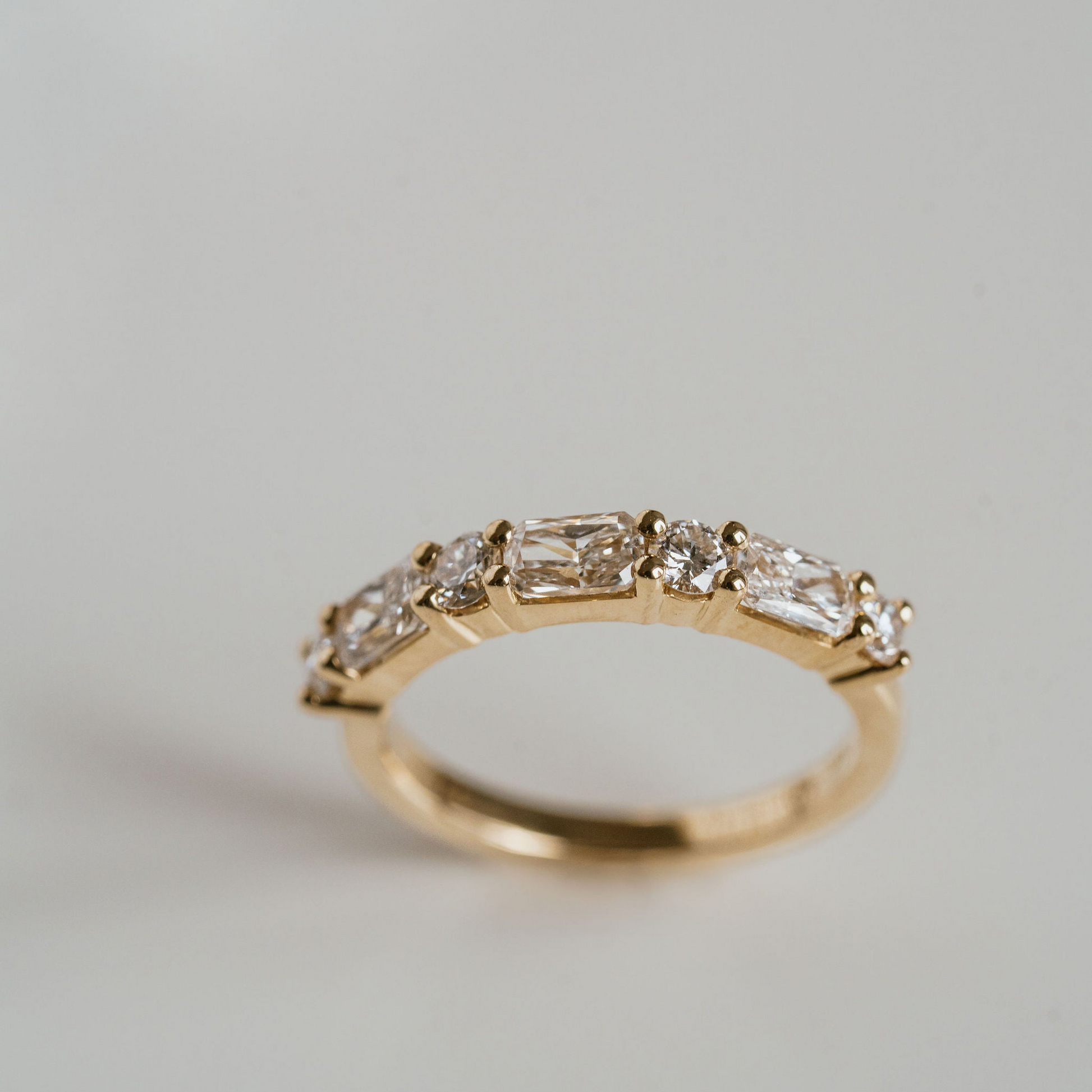 0.15 TCW Round Milgrain Lab Grown Diamond Wedding Band