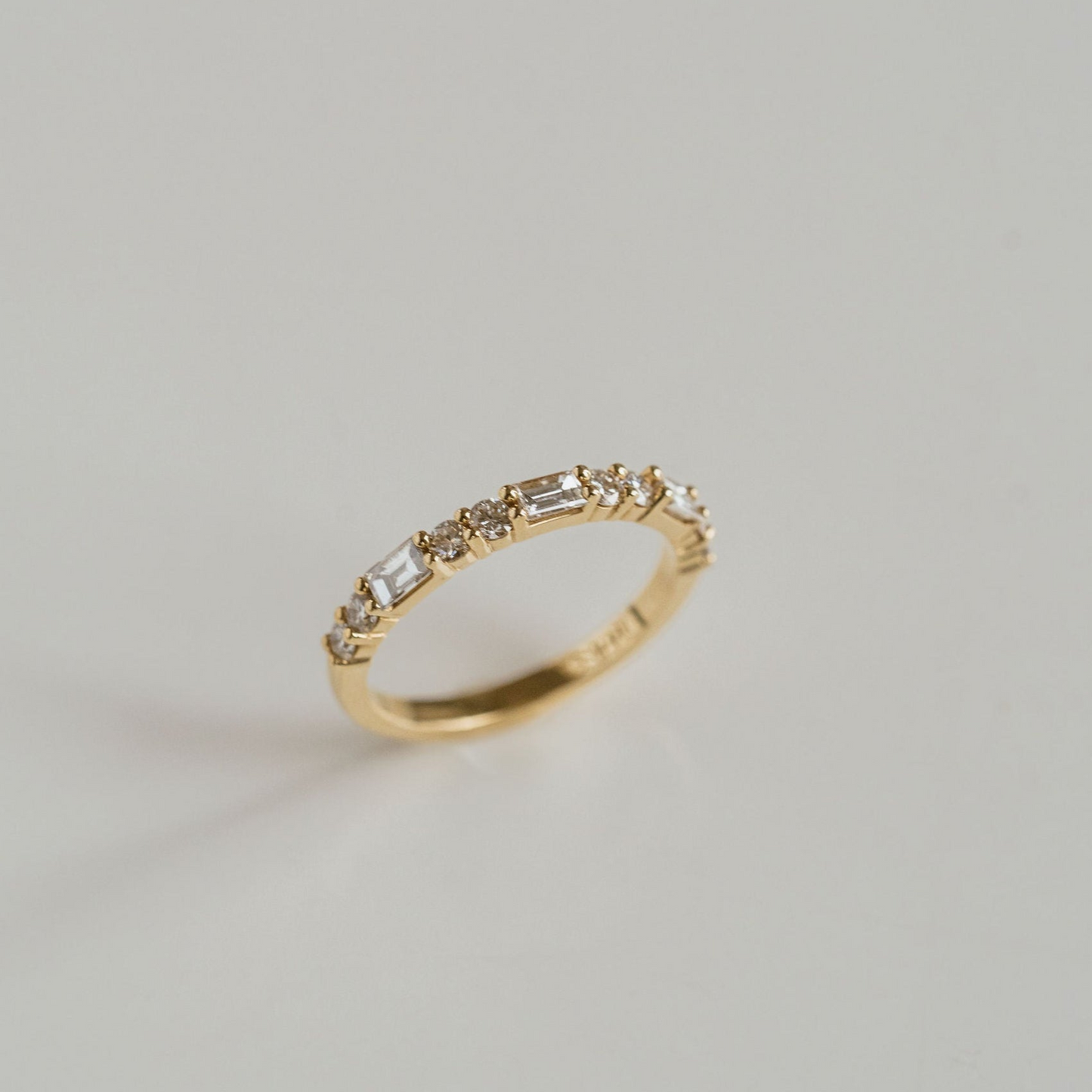 0.15 TCW Round Milgrain Lab Grown Diamond Wedding Band