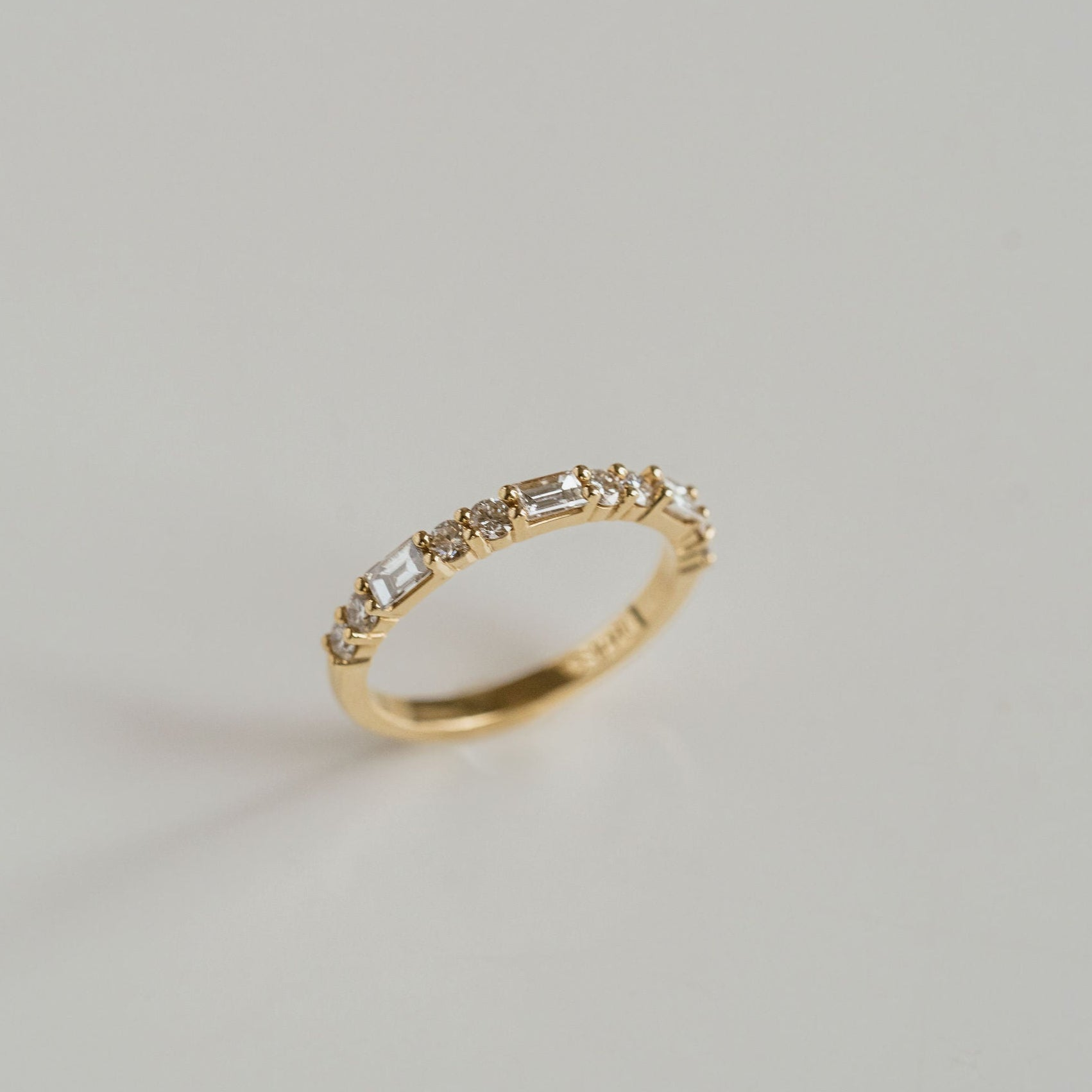 0.15 TCW Round Milgrain Lab Grown Diamond Wedding Band
